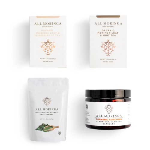 Complete Moringa Wellness Bundle – Powder, Capsules & Herbal Teas