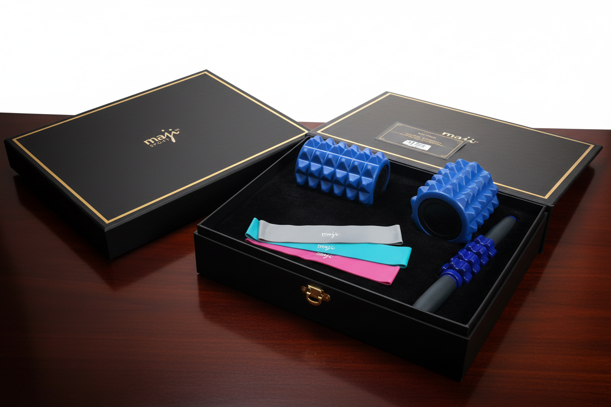 Premium fitness bundle luxury presentation