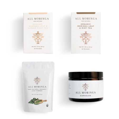 Complete Moringa Wellness Bundle – Powder, Capsules & Herbal Teas
